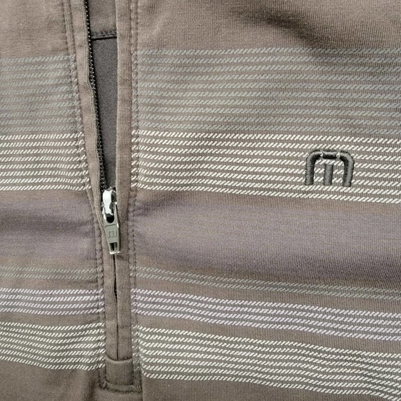 Travis Mathew Mens Size Small ¼ Zip Pullover Long Sleeve Shirt Golf Brown - Picture 6 of 11